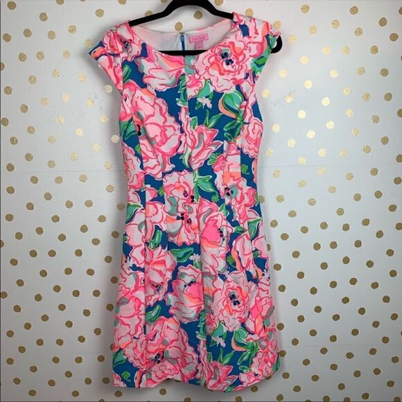 LILLY Pulitzer Lucky Charm Briella Dress S - Picture 2 of 6